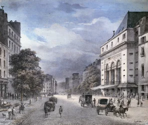 The Theatre of la Porte Saint-Martin, Paris, c.1840